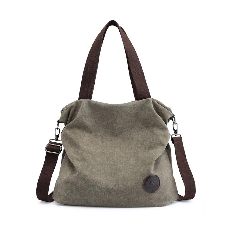 nicole & doris Large Canvas Tote Bag
