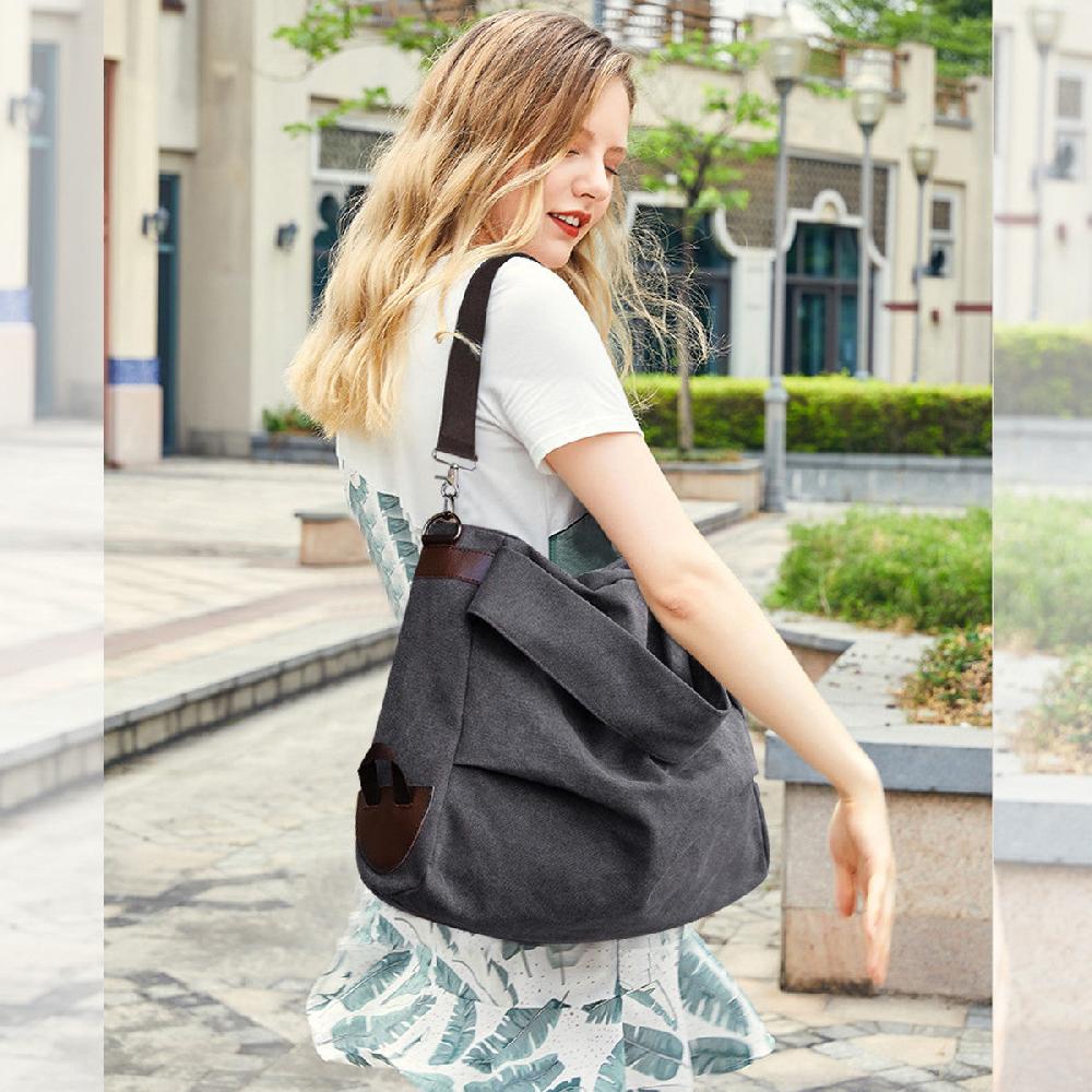 Nicole & Doris Large Capacity Single Colour Tote Bag