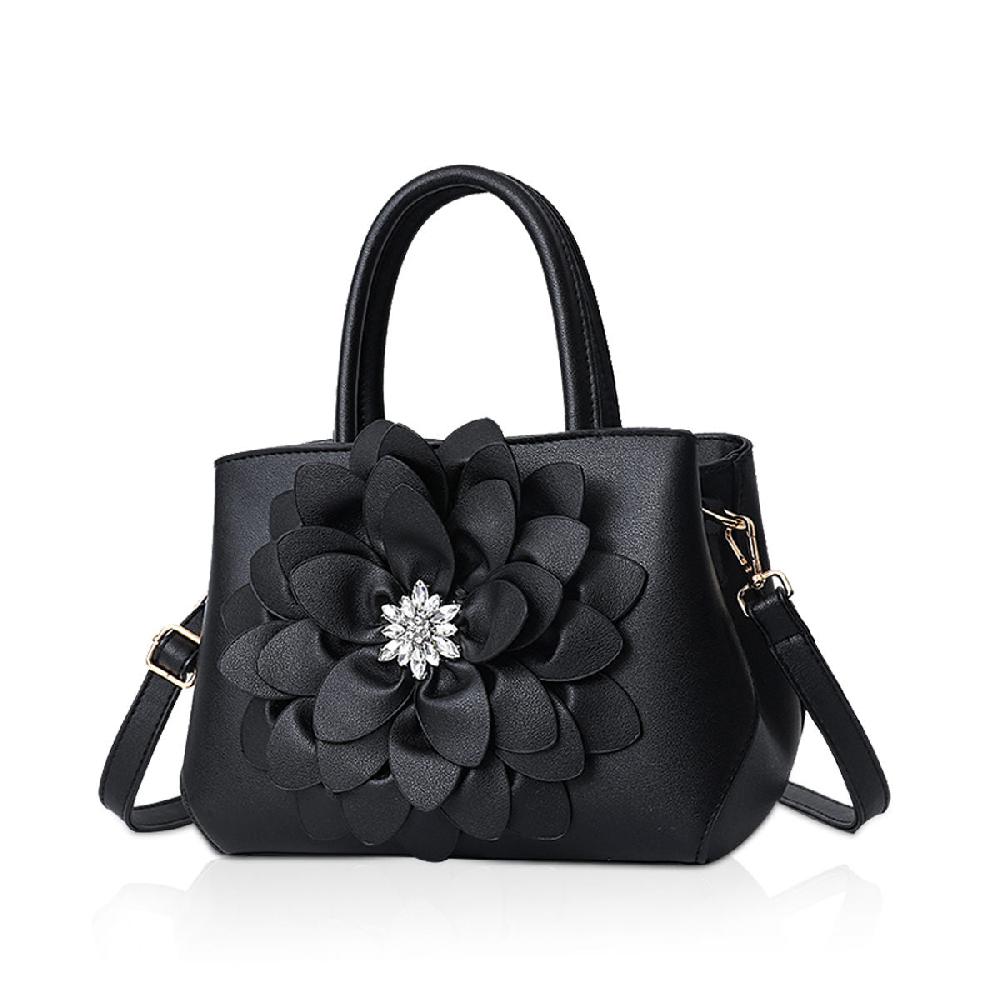 nicole & doris Large Flower Decor Messenger Bag
