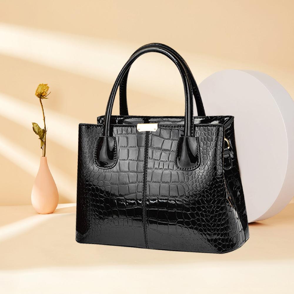 Nicole & Doris Leather Patent Bag