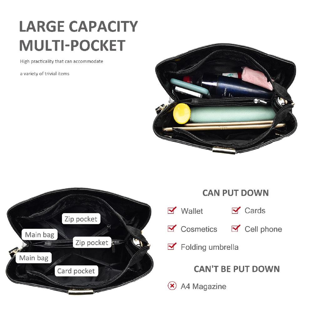 Nicole & Doris Leather Patent Bag