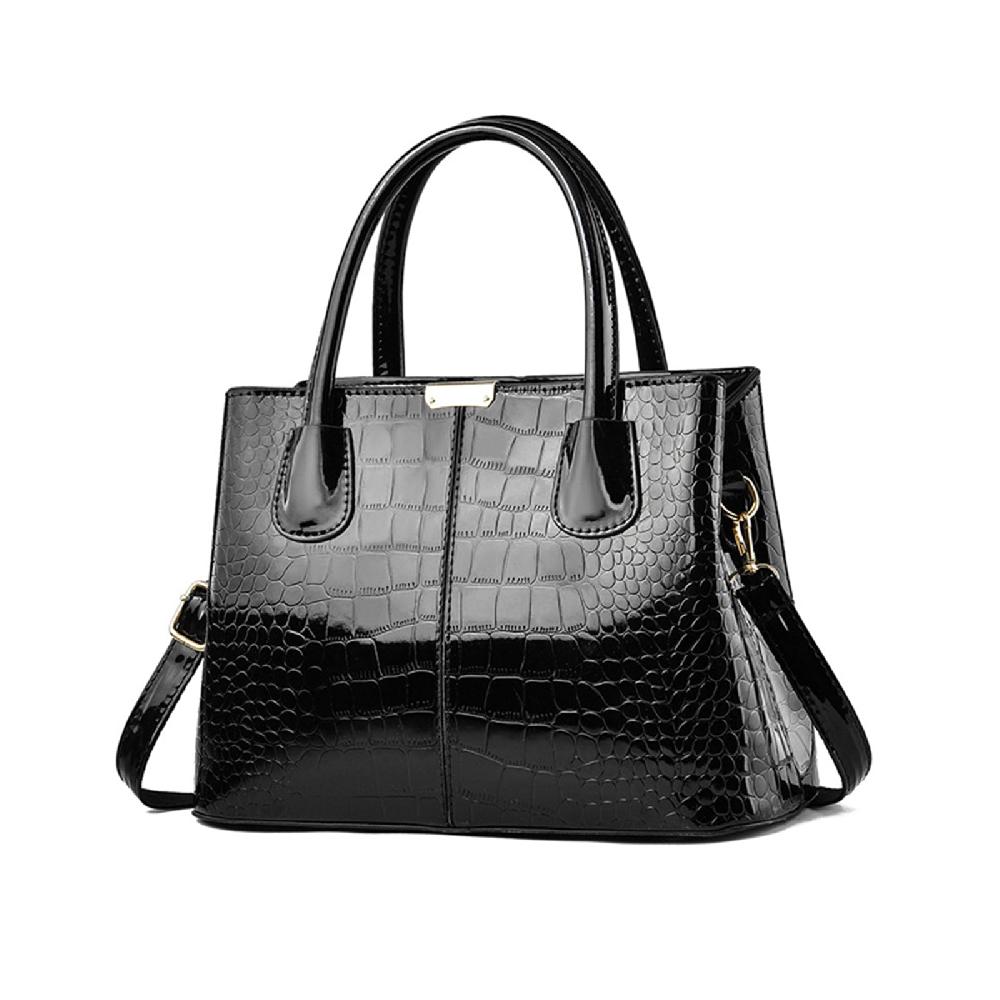nicole & doris Leather Patent Bag