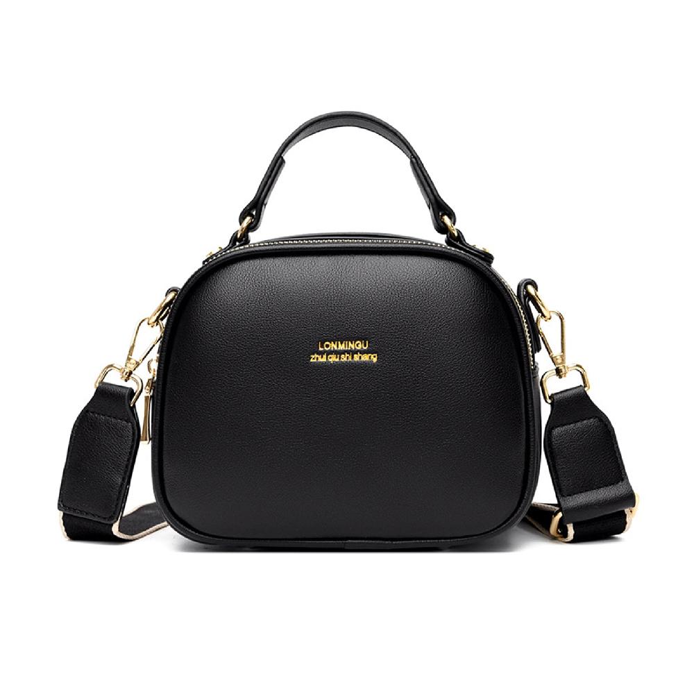 nicole & doris Leather Top Handle Bags