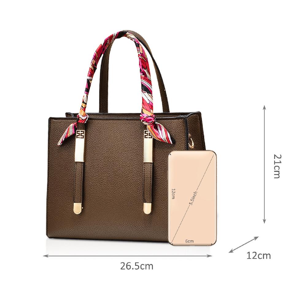 Nicole & Doris Light Handbags With Ribbon