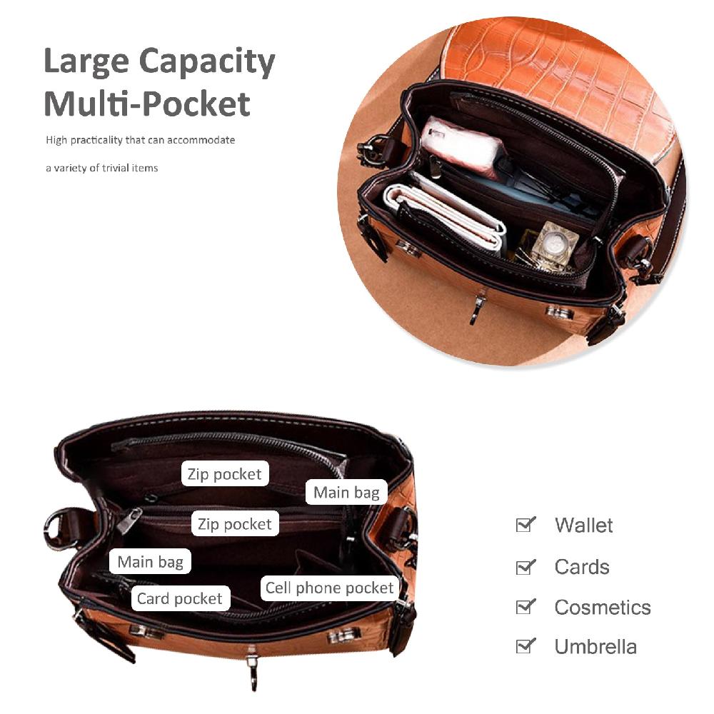 Nicole & Doris Mini Metal Lock Messenger Bag