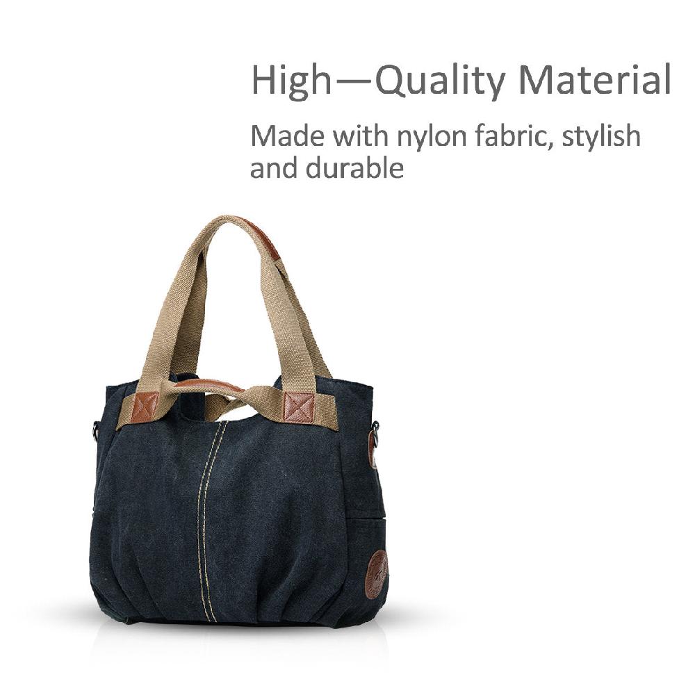 Nicole & Doris Minimalist Canvas Tote Bag