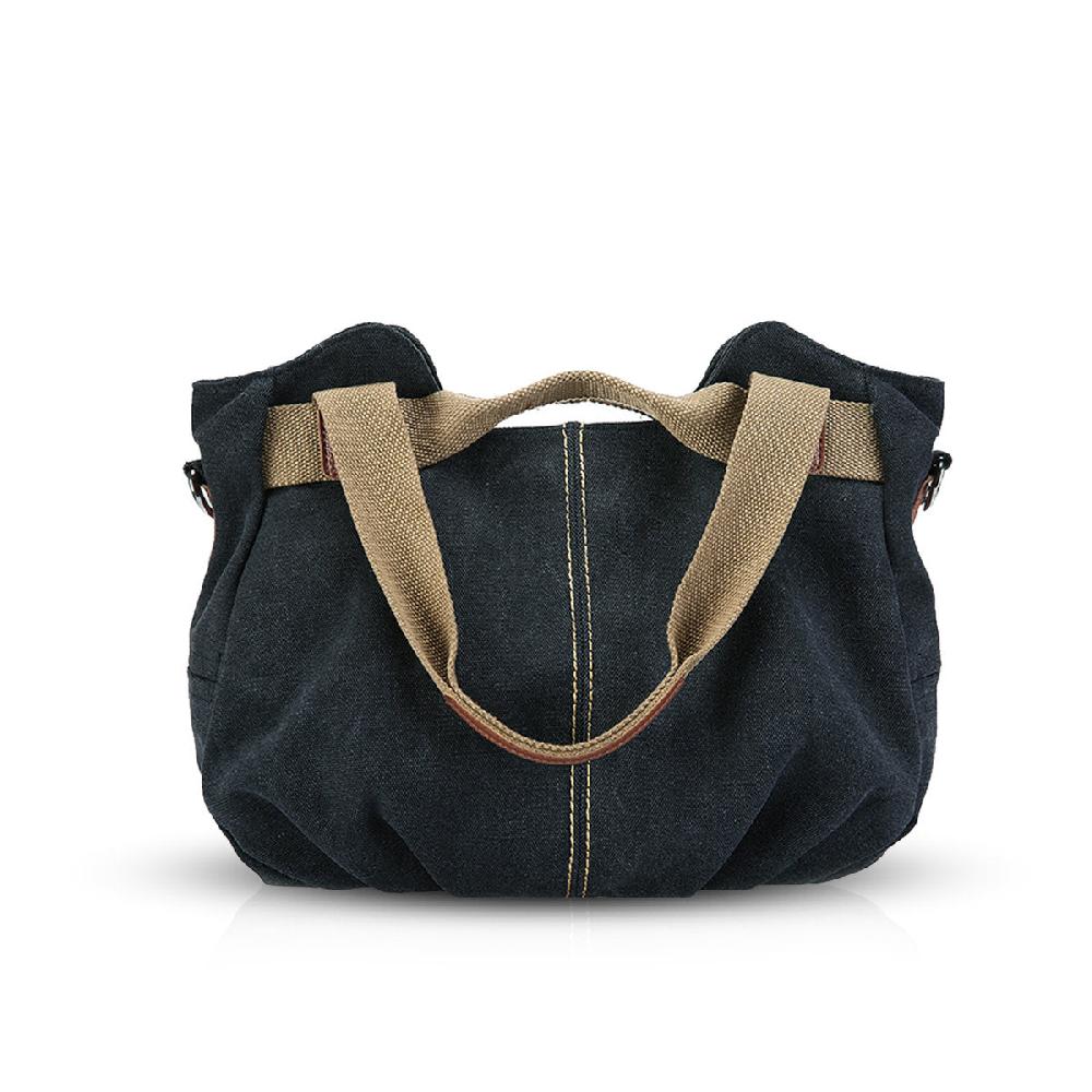 nicole & doris Minimalist Canvas Tote Bag
