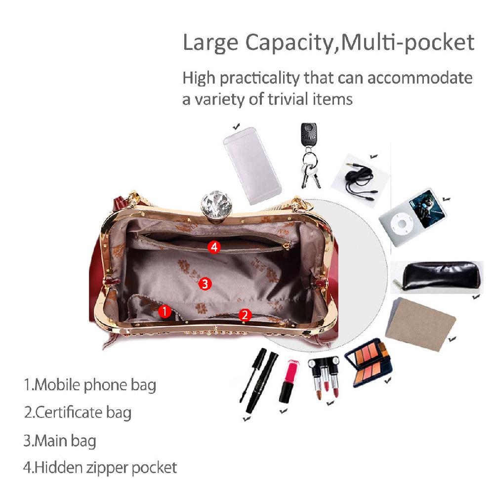 Nicole & Doris Minimalist Glossy Ladies Handbag