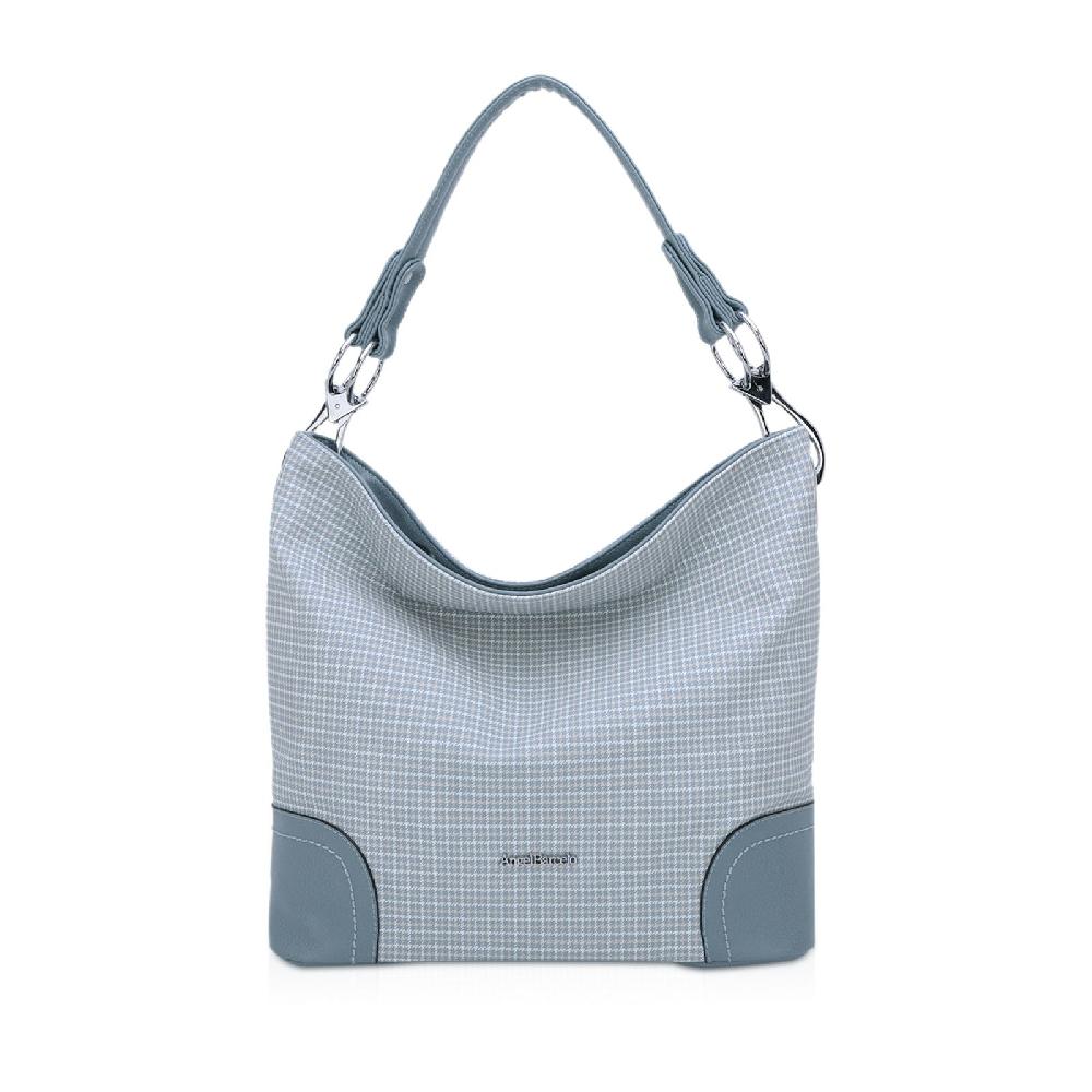 nicole & doris Minimalist Plaid Tote Bags