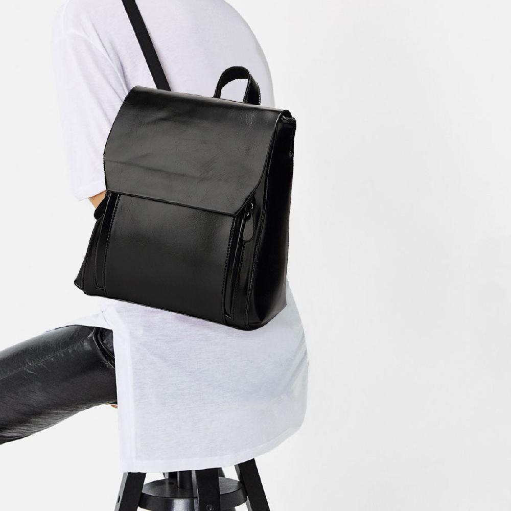 Nicole & Doris Minimalist Plain Backpack