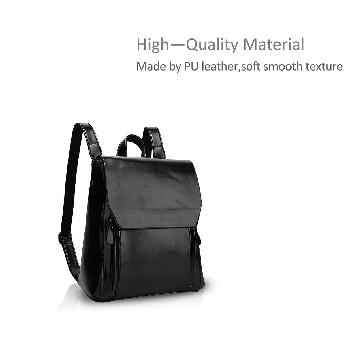 Nicole & Doris Minimalist Plain Backpack