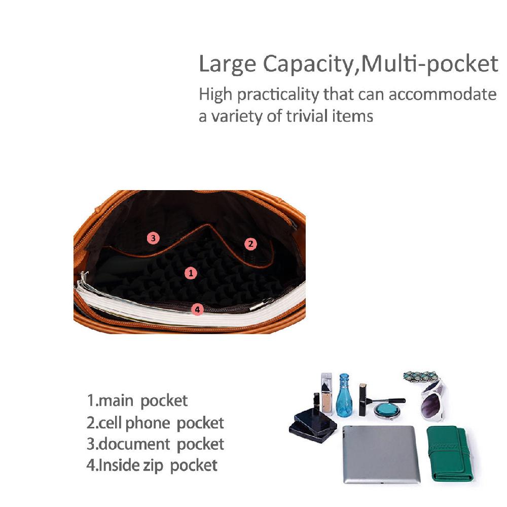 Nicole & Doris Minimalist Plain Backpack