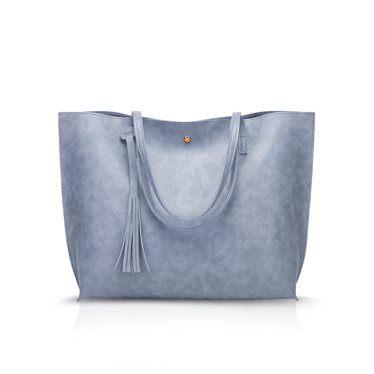 nicole & doris Minimalist Tassel Tote Bag