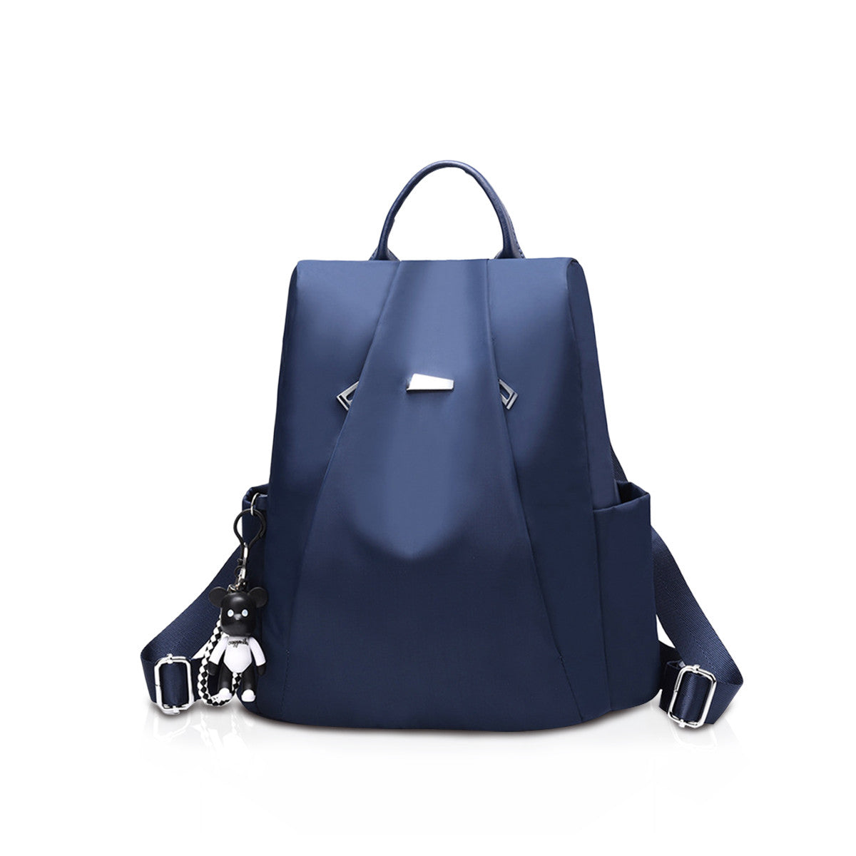 nicole & doris Minimalist Two Zips Front Backpack