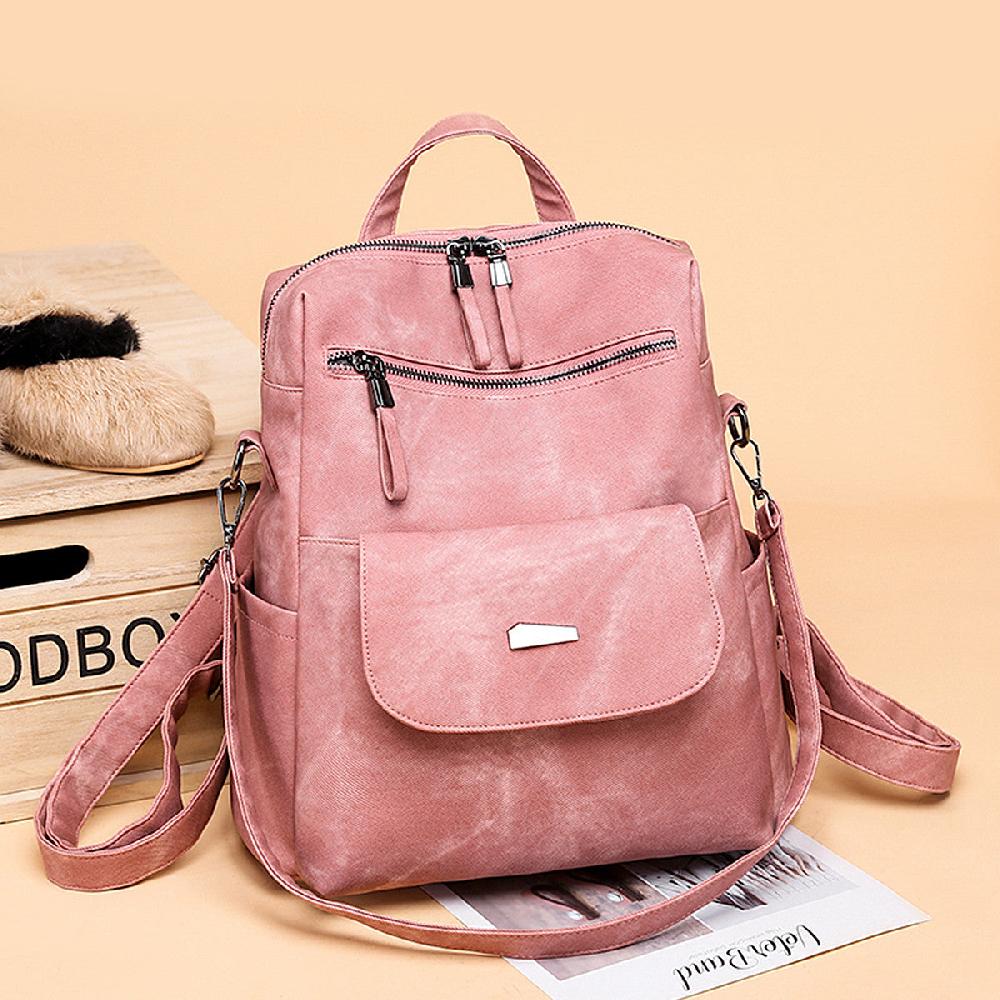 Nicole & Doris Multifunctional Zipper Backpack