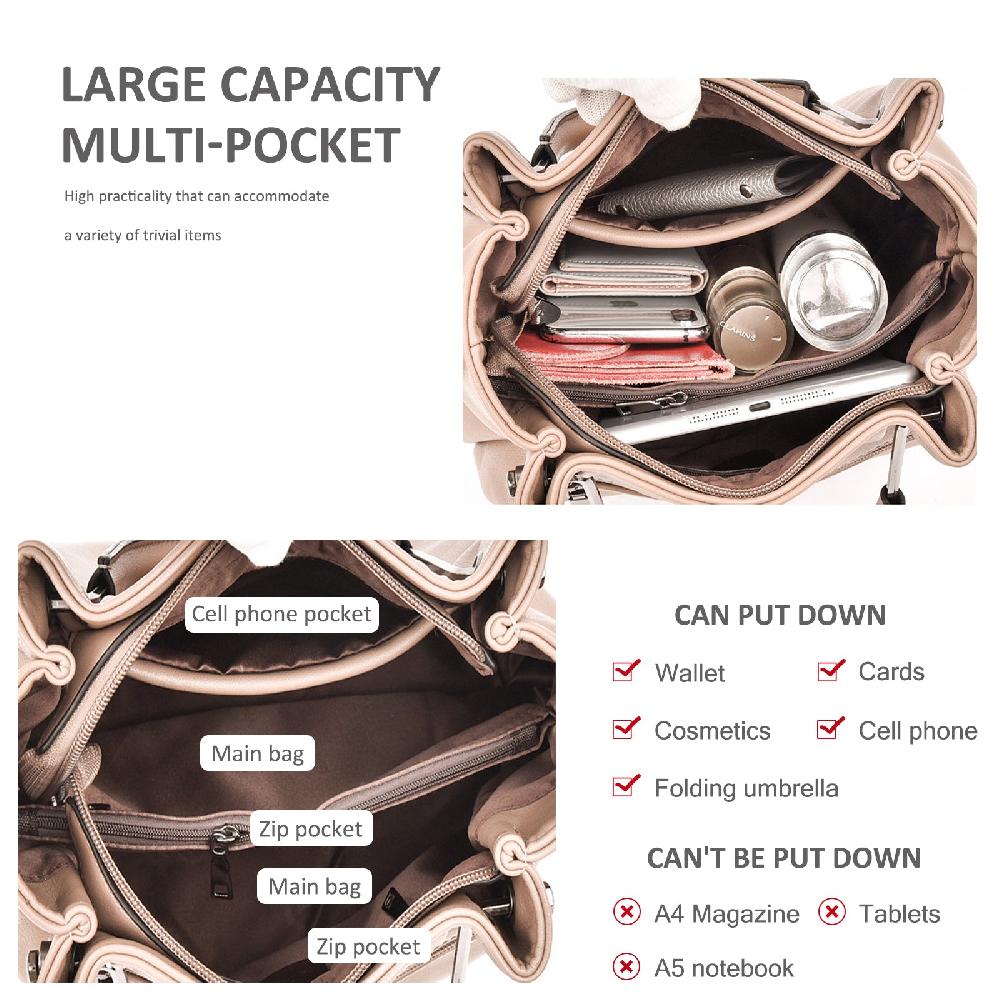Nicole & Doris New Design Chic Plain Handbag