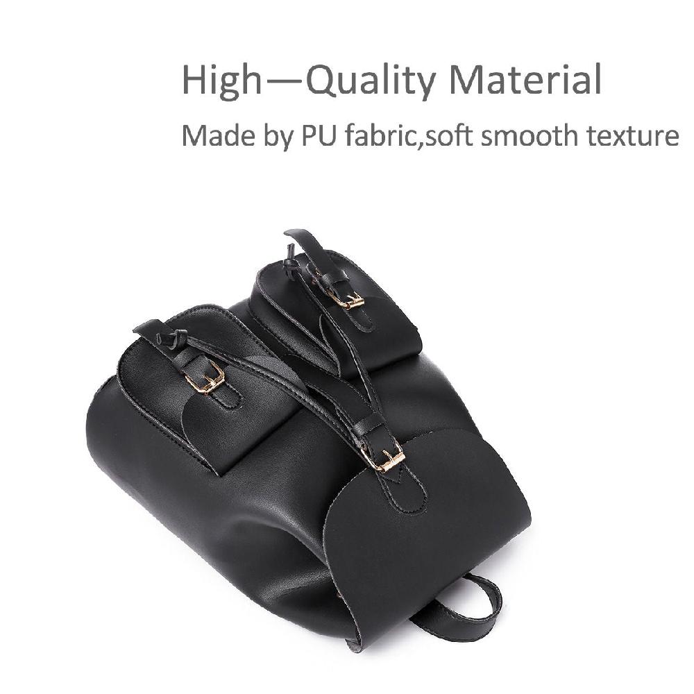 Nicole & Doris Plain Multiple Pockets Backpack