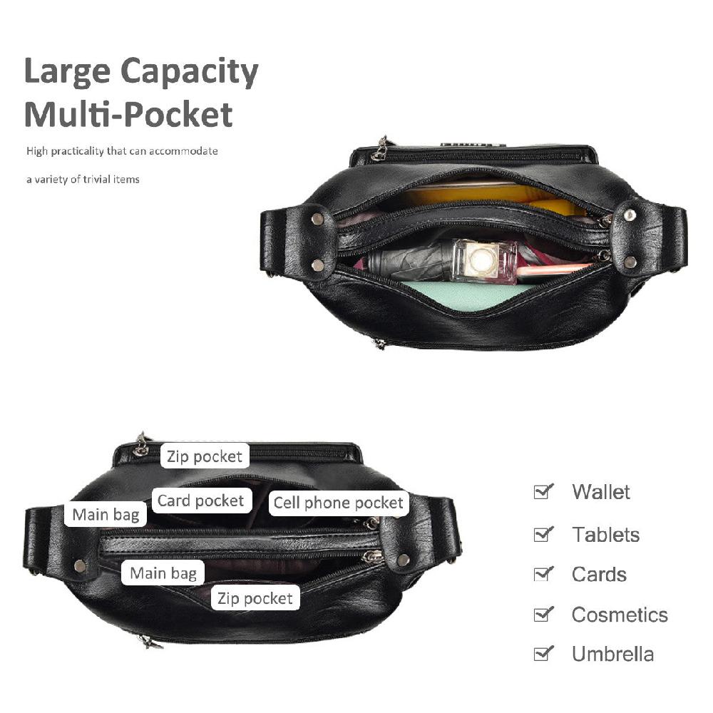 Nicole & Doris Plain One Pocket Front Messenger Bag