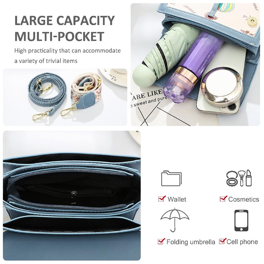 Nicole & Doris Printed Women Satchel Handbag