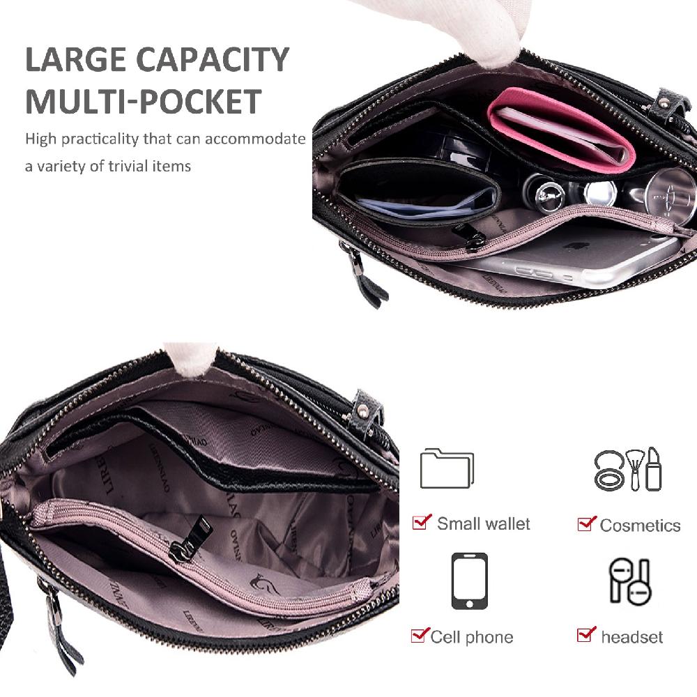 Nicole & Doris PU Leather Messenger Bag