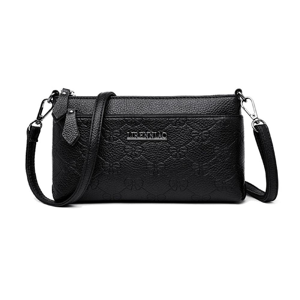 nicole & doris PU Leather Messenger Bag