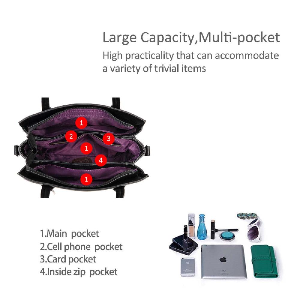 Nicole & Doris PU Plaid Single Colour Handbag
