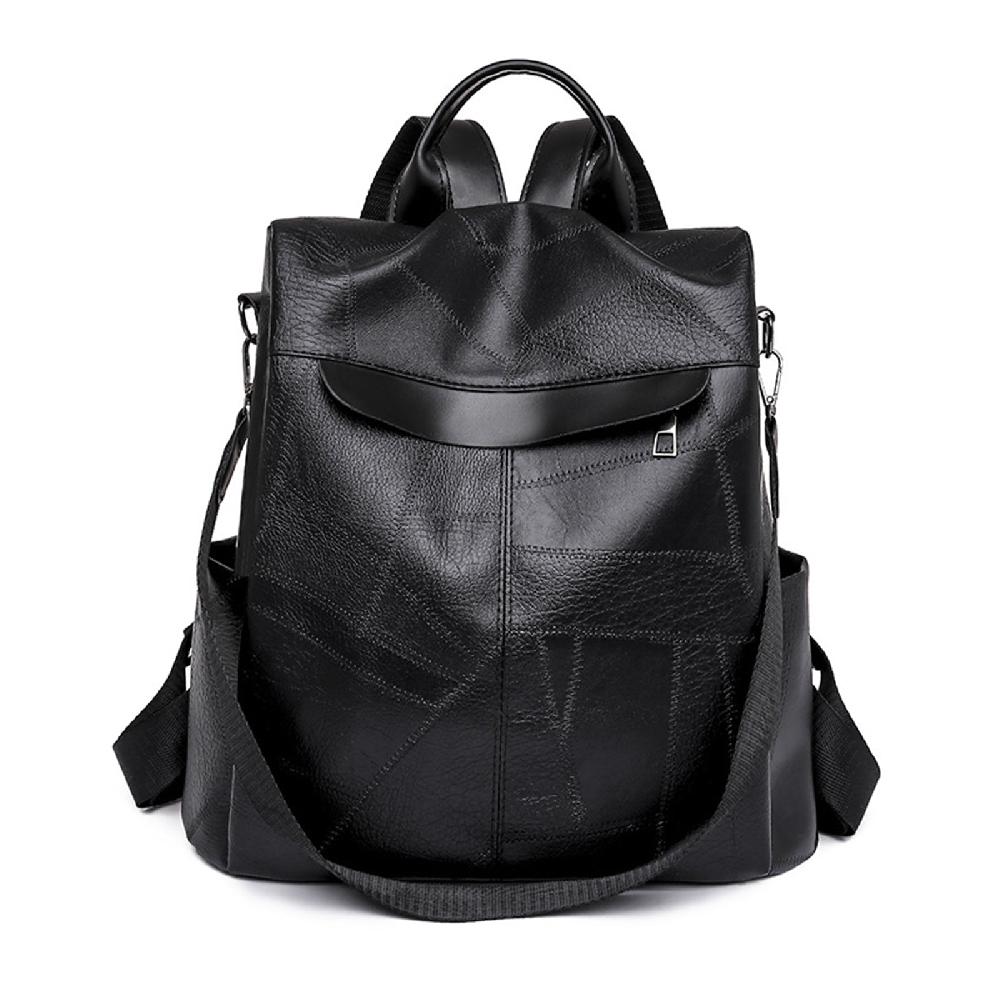nicole & doris PU Waterproof Causal Vintage Backpack