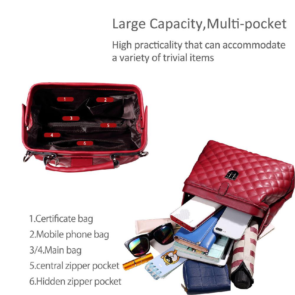 Nicole & Doris Retro PU Leather Ladies Messenger Bag