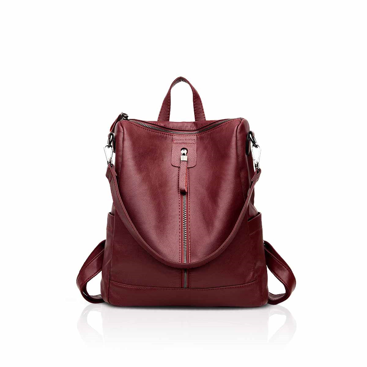 nicole & doris Retro Soft Leather Ladies Backpack