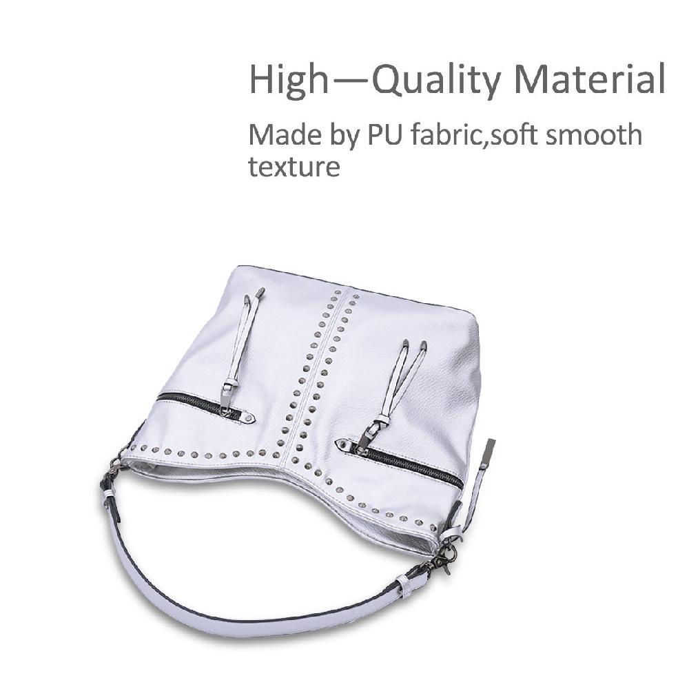 Nicole & Doris Rivets Decor Tote Bag