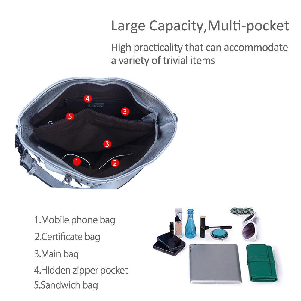 Nicole & Doris Rivets Decor Tote Bag