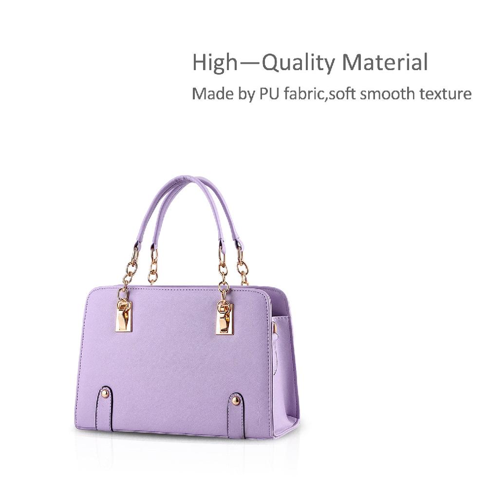 Nicole & Doris Simple Purple Ladies Handbag