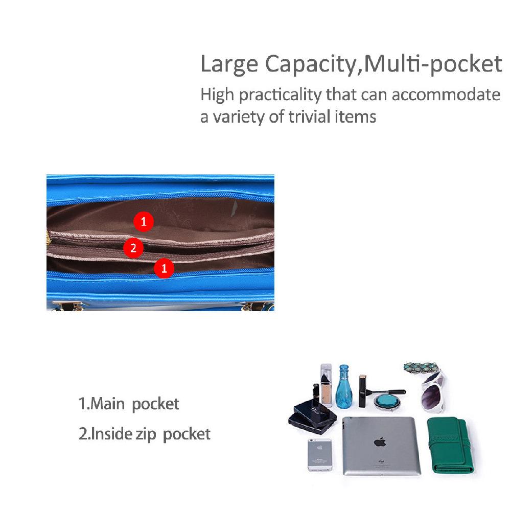 Nicole & Doris Simple Purple Ladies Handbag