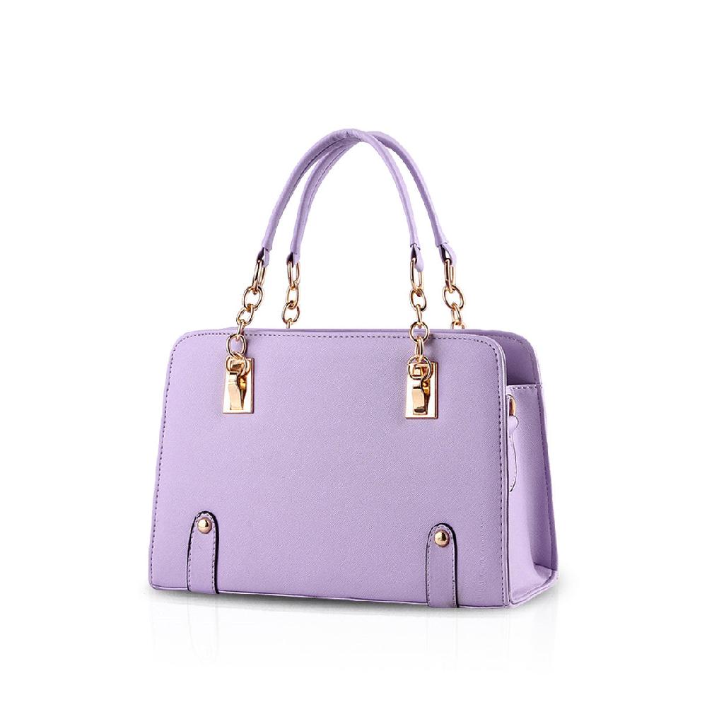 nicole & doris Simple Purple Ladies Handbag