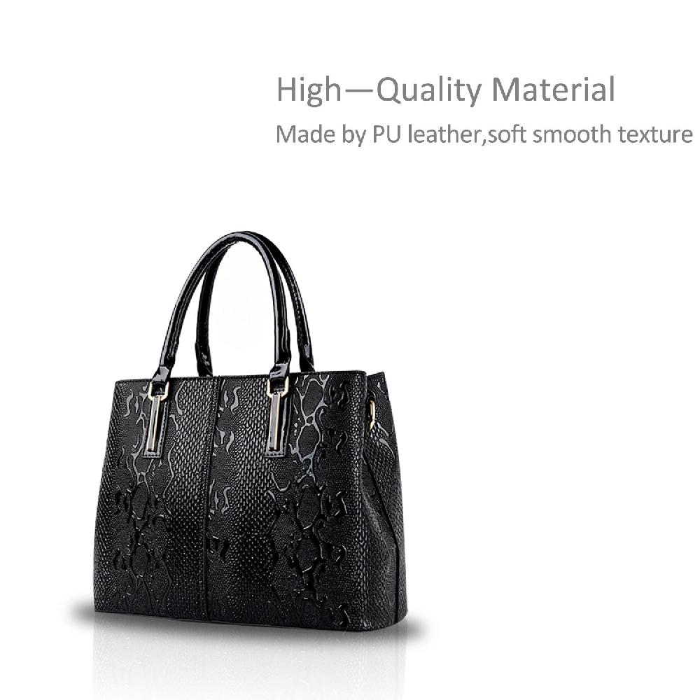 Nicole & Doris Single Colour Patterned Handbag