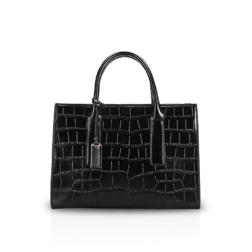 nicole & doris Single Colour Plaid Female Handbag
