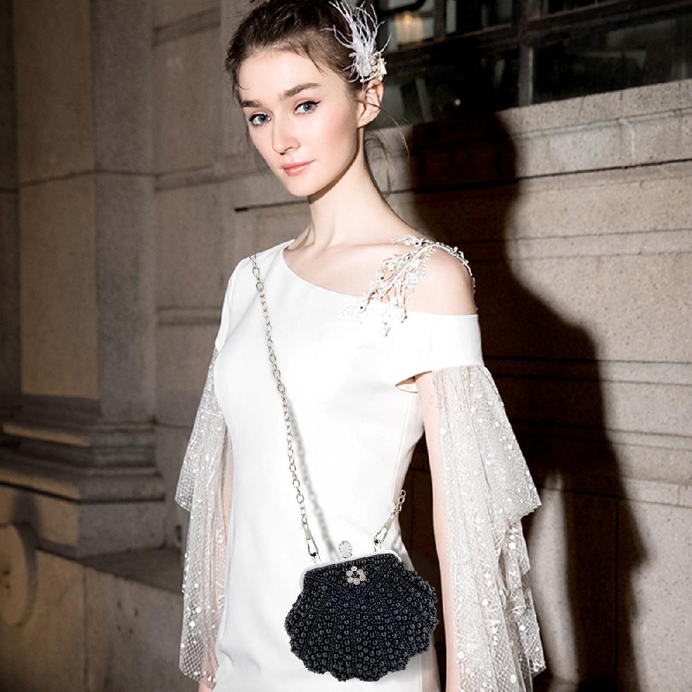 Nicole & Doris Small Pearl Purse