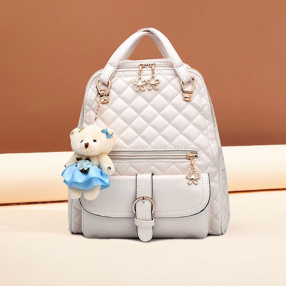 Nicole & Doris Small Rucksack With Bear Pendant
