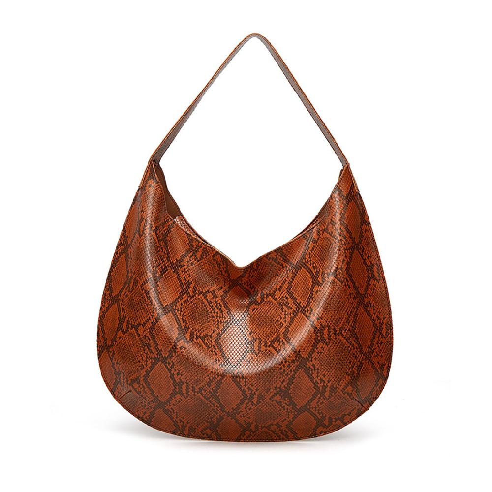 nicole & doris Snakeskin Pattern Hobo Bag