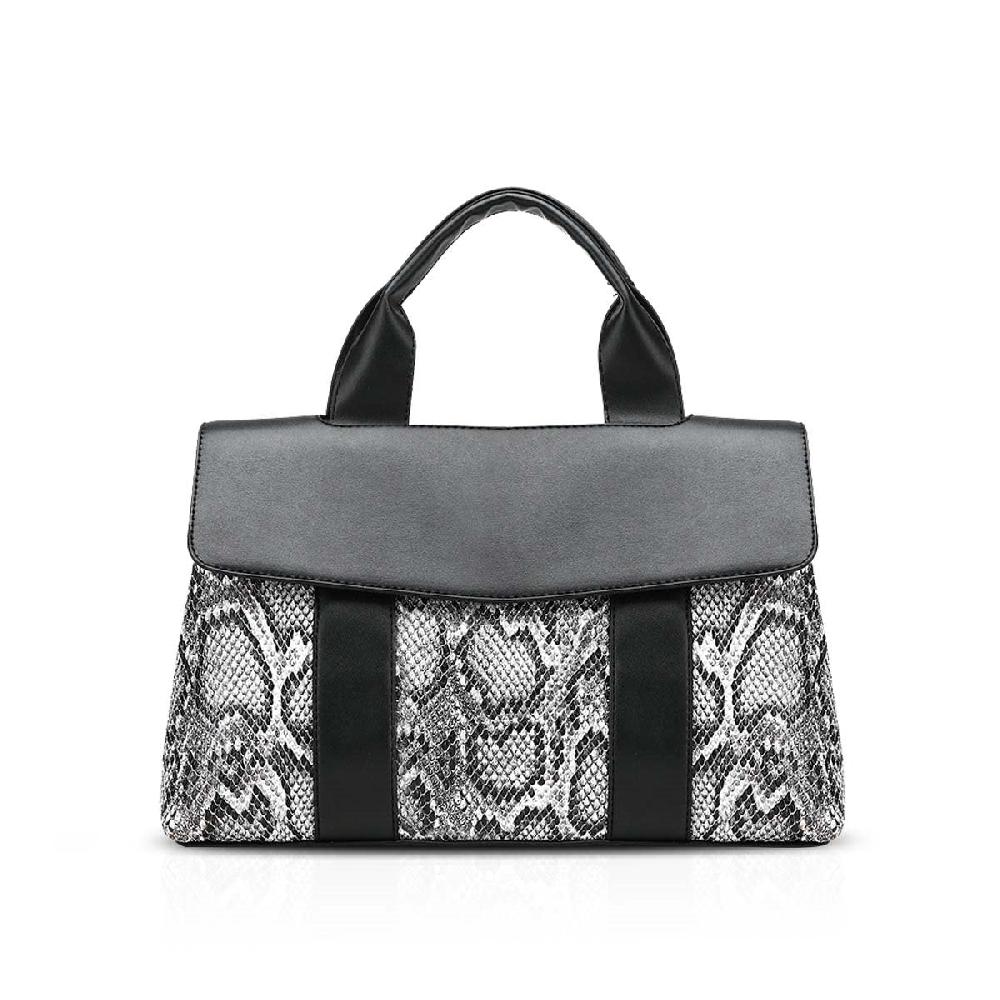 nicole & doris Snakeskin PU Leather Handbag