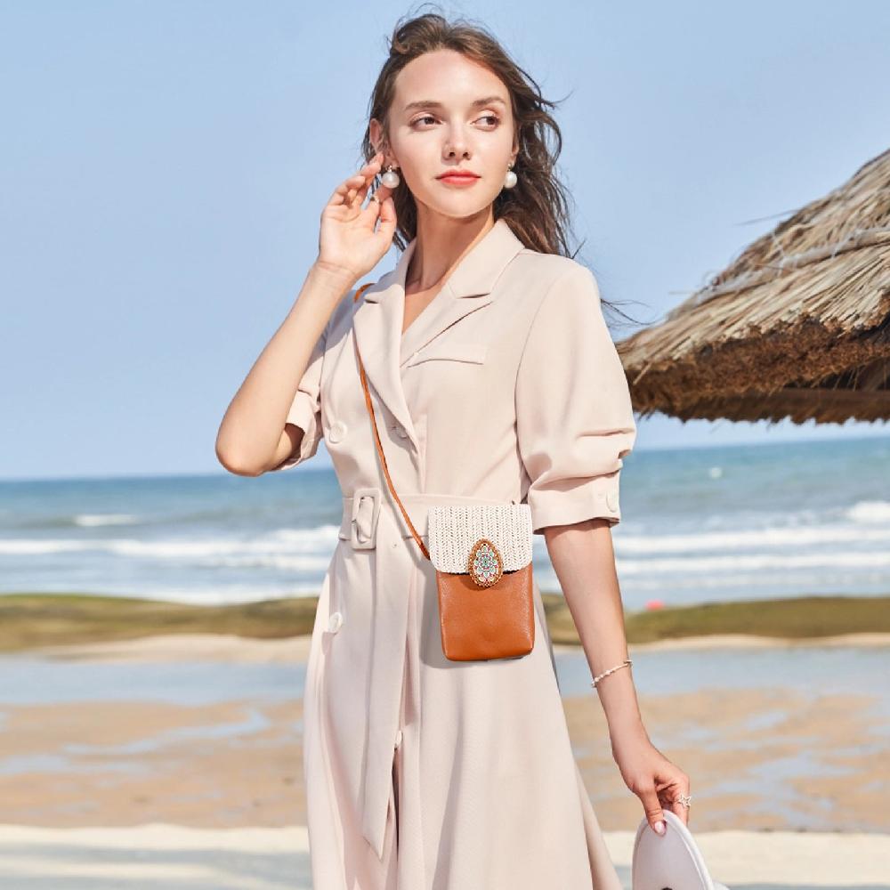 Nicole & Doris Soft PU Leather Beach Bag