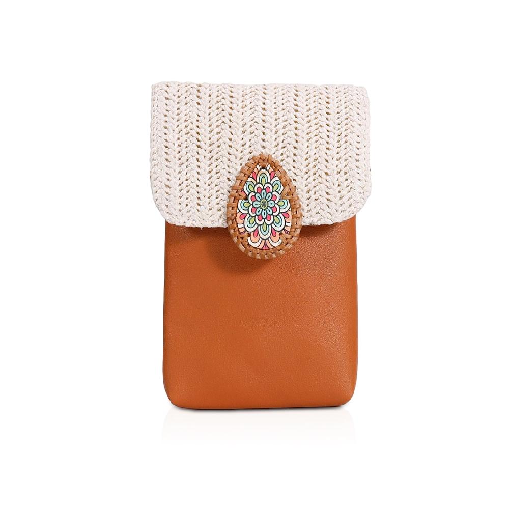 nicole & doris Soft PU Leather Beach Bag