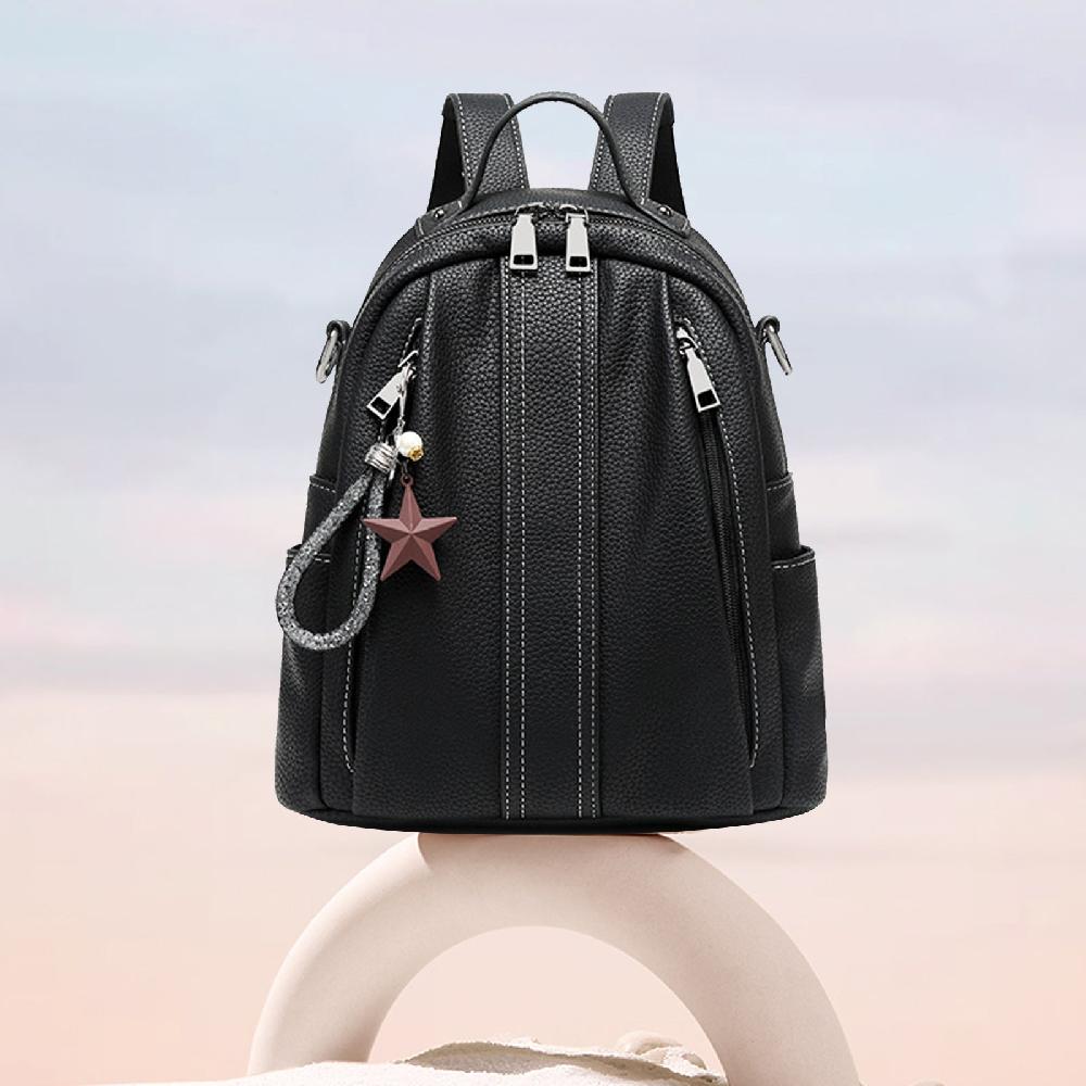 Nicole & Doris Star Pendant Decor Backpack