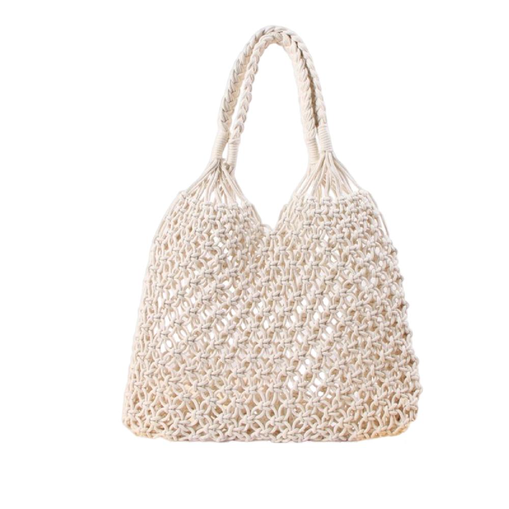 nicole & doris Straw Tote Bag Shopping Bag