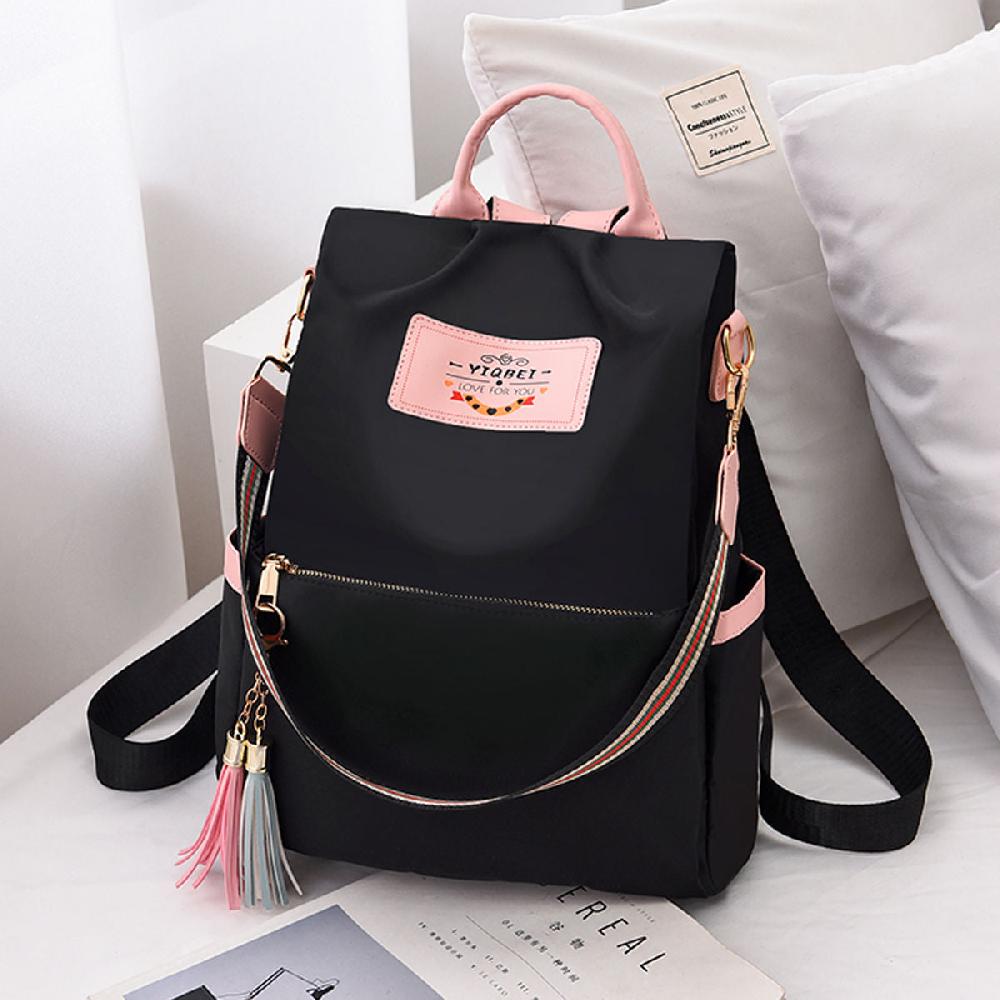 Nicole & Doris Tassel Decor Backpack