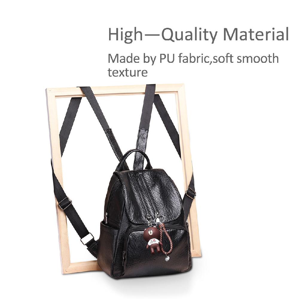 Nicole & Doris Teddy Bear Bag Charm Backpack