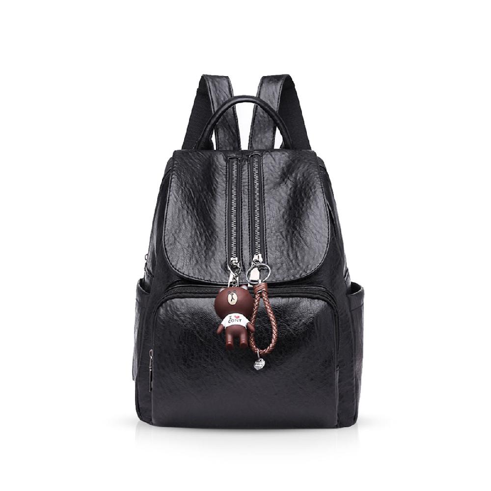 nicole & doris Teddy Bear Bag Charm Backpack