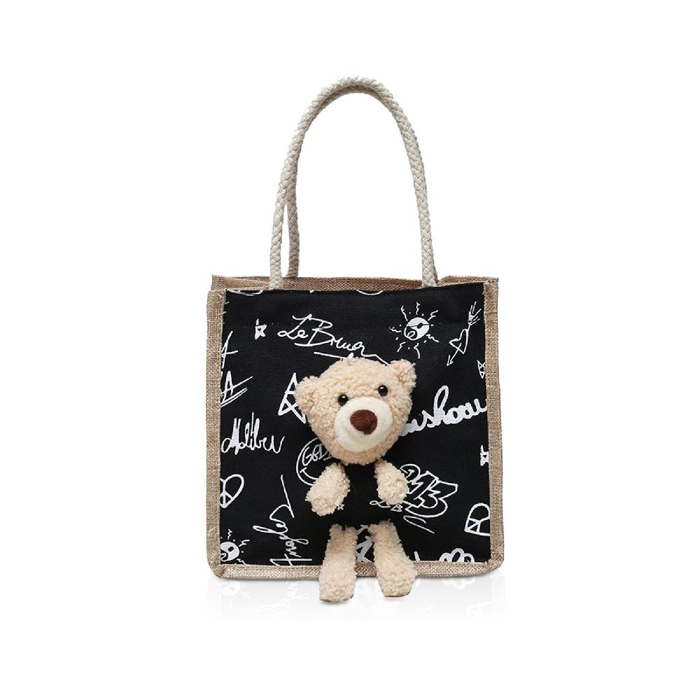 nicole & doris Teddy Decor Tote Bag