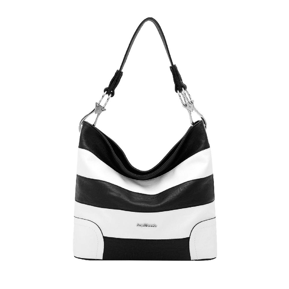 nicole & doris Two-Colour Stripe Tote Bag