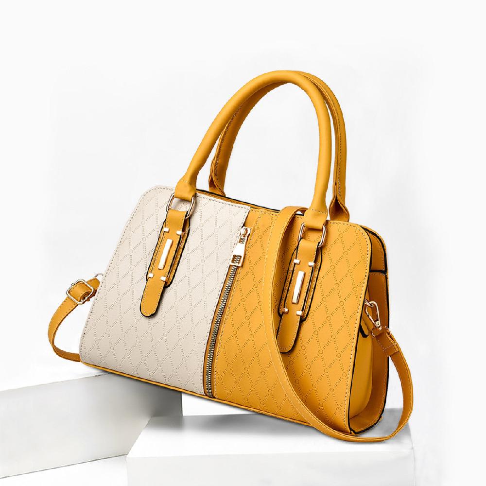 Nicole & Doris Two Colours Structured Handbag